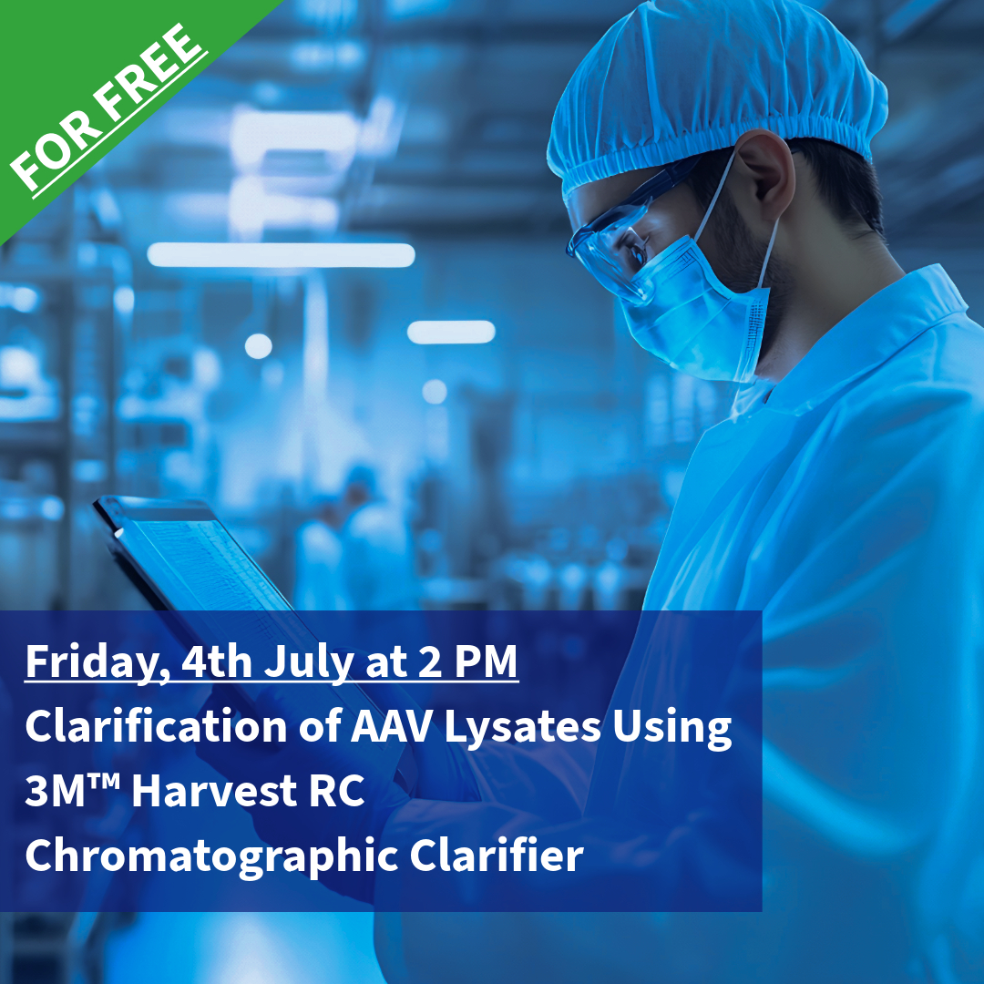 Clarification of AAV Lysates Using 3M™ Harvest RC Chromatographic Clarifier